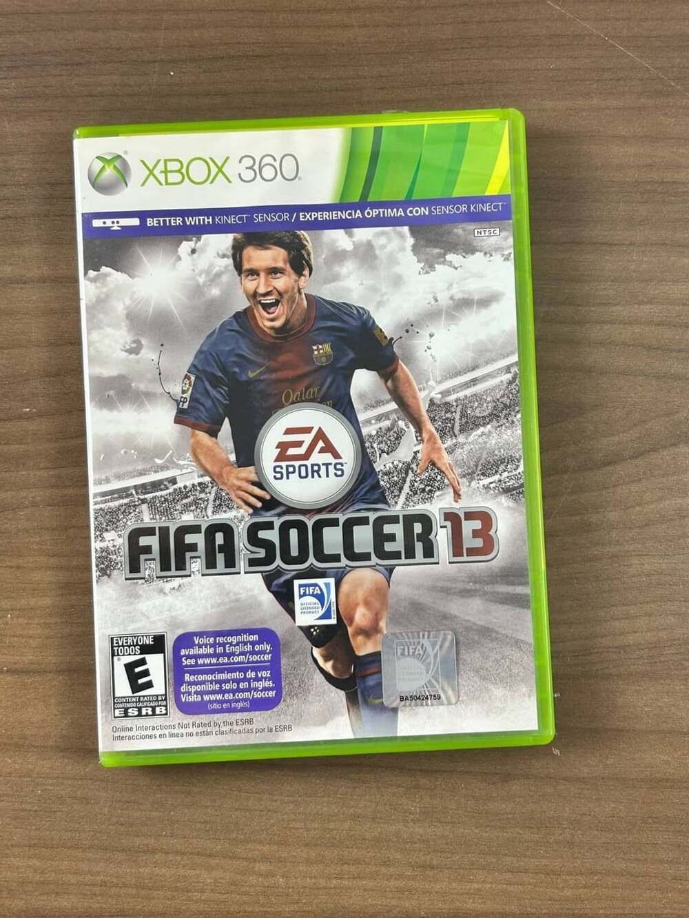 FIFA Soccer 13 Xbox 360 2012 EA Sports Disc Case Insert